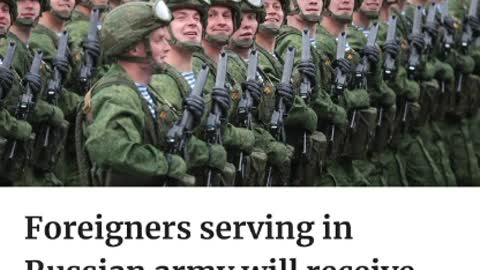 New law: Foreigners serving 1 year in the Russian army fast-tracked to citizenship