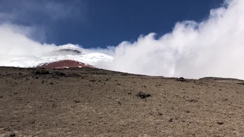 Cotopaxi volcano climbing
