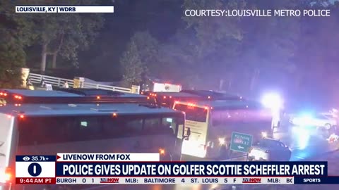 WATCH_ Scottie Scheffler arrest caught on camera, Louisville police release video _ LiveNOW from FOX