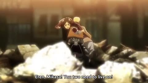 Attack on Titan Eren's mom death sub