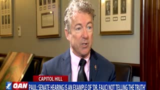 Sen. Rand Paul: Senate hearing is an example of Dr. Anthony Fauci not telling the truth