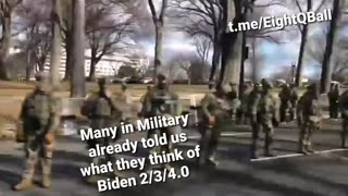 HOW THE SOLDIERS TURNED THEIR BACKS ON BIDEN’S FAKE INAUGURATION