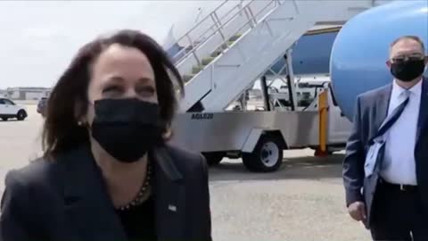 Kamala Harris Laughs And Says "Not Today" When Asked If She Will Visit Border