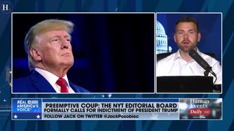 Jack Posobiec on Trump: "They banned a sitting president from social media, impeached him 2 times, jailed his supporters and now they raided his home, then they go on TV and they call you a 'fascist'"