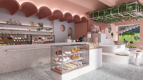 Homestyler Cozy Cake Bakery Design.