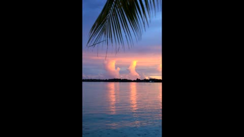 Sunrise in Bora Bora