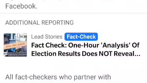 Fact Check = Thought Police