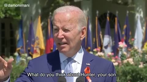 Based American patriot asks the "dribbler in chief" what he thinks about Hunters iCloud backup