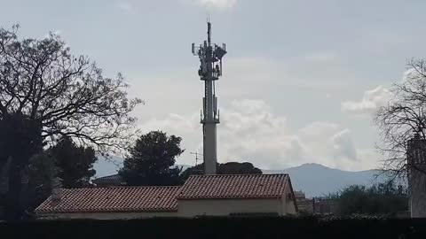 5G tower next to a school and to residential areas
