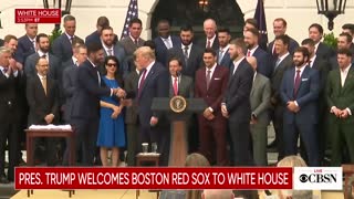 Trump hosts Boston Red Sox at White House