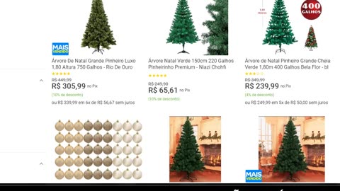 Árvore de Natal Pinheiro Grande Cheia Verde 1,80m 400 Galhos Bela Flor - bl