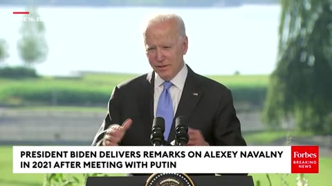 : Biden Says If Navalny Dies In Prison, The Consequences Will Be 'Devastating' For Russia.