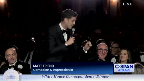 Matt Friend At White House Correspondents Dinner