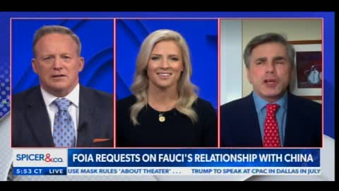 Tom Fitton: Government Slow-Walked FOIA Email Request Because Dr. Fauci WAS REVIEWING Each Email