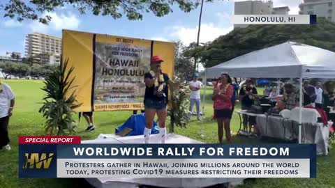 The Highwire Live Feed Rally For Freedom on Oahu March 20, 2021