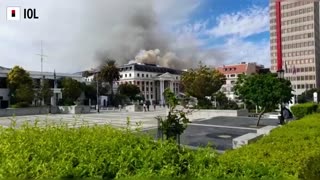 Fire at South Africa's Parliament re-ignites