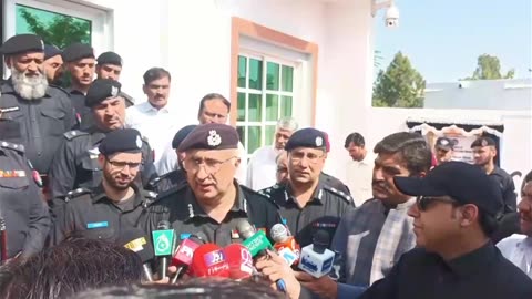 IG Akhtar Hayat Khan inaugurated the modern command & control center at Sadar police station Mardan