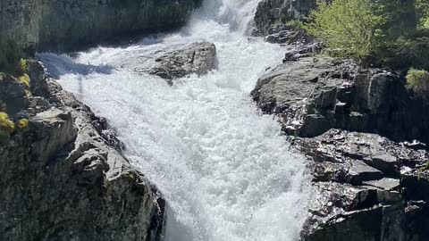 Beautiful Montana Waterfall