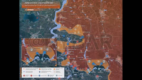 The situation on the Limansky direction as of 13.00 September 27, 2022