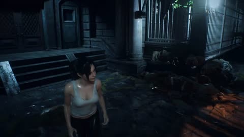 Resident Evil 2 Remake Claire Yoga Barefoot mod /Biohazard 2 mod [4K]