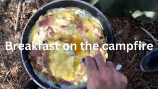 Breakfast on the campfire