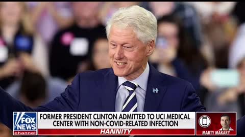 Bill Clinton in the hospital with sepsis.