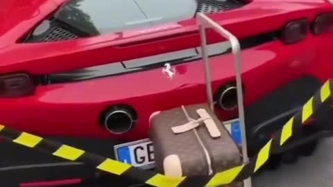Bags with Car #destroyed #accident #shorts #cleancar #luxury #car #supercar #funny #slammed #drift