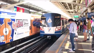 BTS train in Bangkok, Thailand