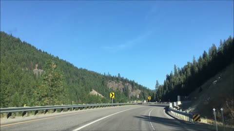 Interstate 90 - Beautiful Montana Highway (Lookout Pass Area)