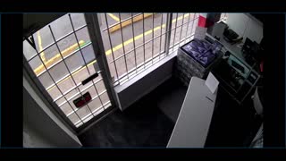 Vehicle Crash Lands into Computer Store