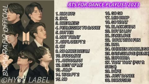 BTS Dance Playlist 2023