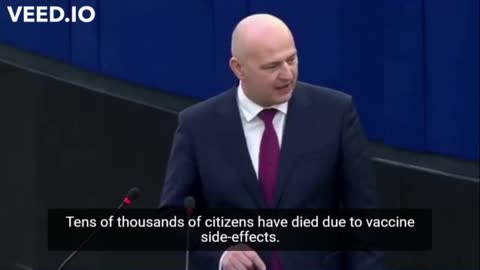 Croatian MEP Tells Emmanuel Macron That He Is Murdering His Citizens With Mandatory Vaccinations.