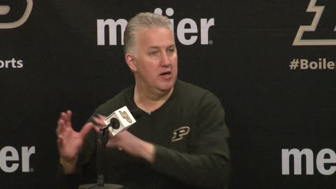 #3 Purdue's Matt Painter Post-Game Press Conference After 96-68 Win Over Rutgers Part 2