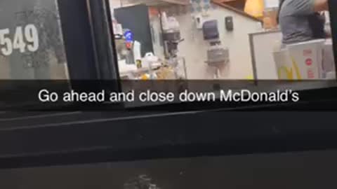McDonald’s employees arguing