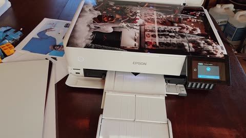 Epson EcoTank 8550 : Unboxing / Set-up / Test / First Print : Make Beautiful Prints