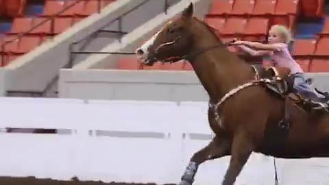 Horse and little lady are awesome.