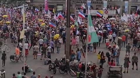 Amsterdam, Netherlands: Massive anti-government protests on Sept. 4, 2022