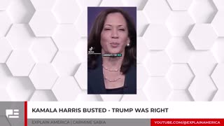 Kamala Harris Busted - Trump Was Right