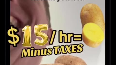 🥔 it’s going to be a great day 🥔 🥔 Minus Taxes 🥔