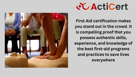 WHY GET CERTIFIED, WHEN YOU ARE TRAINED – FIRST AID PROGRAMS