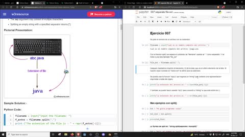 007 - Python ejercicios w3 - File extension