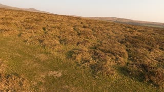 Dartmoor Tors and landscape. On sunny day