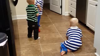 Dancing toddlers will brighten your day