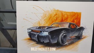 THE BATMOBILE 2022 DRAWING DEMO