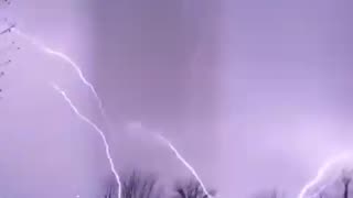 EPIC upwards lightning! 🤯⚡️