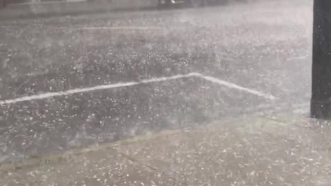 Torrential Hail Storm