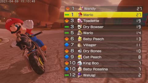 Mario Kart 8 Deluxe Switch Mario Part 14 Bone Dry Dunes