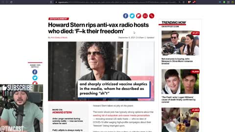 Howard Stern Goes Full Corporate Shill Saying "F Their Freedom," Demands Mandatory Vaccination