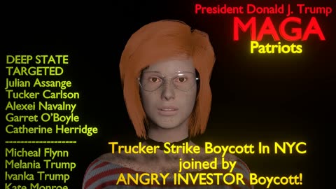 Trucker Strike Boycott In NYC joined by ANGRY INVESTOR Boycott!