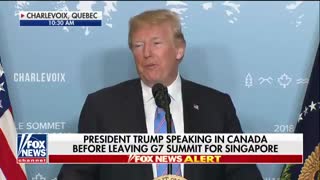 Trump slams “Fake News” CNN at G7 Summit